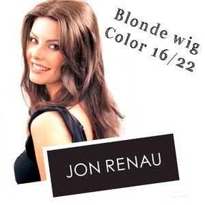 Jon Renau blonde wig style 5317 mono long h/p color 16/22 Mono Top
